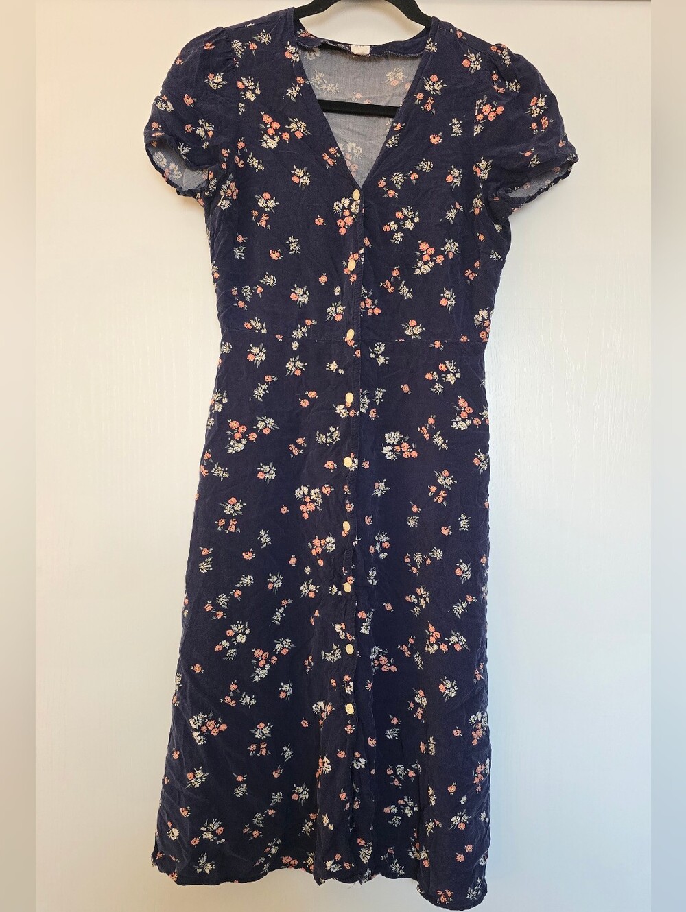 GAP - Floral Button-Front Summer Dress